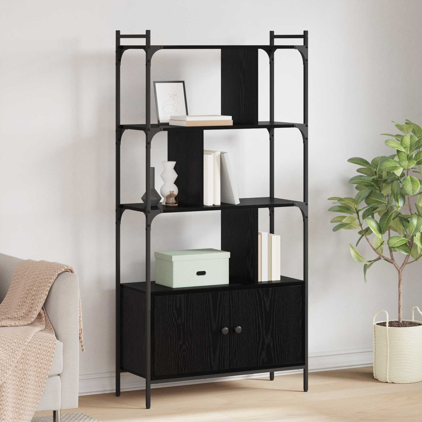 Bücherregal 76,5 x 30 x 154,5 cm Holzwerkstoff