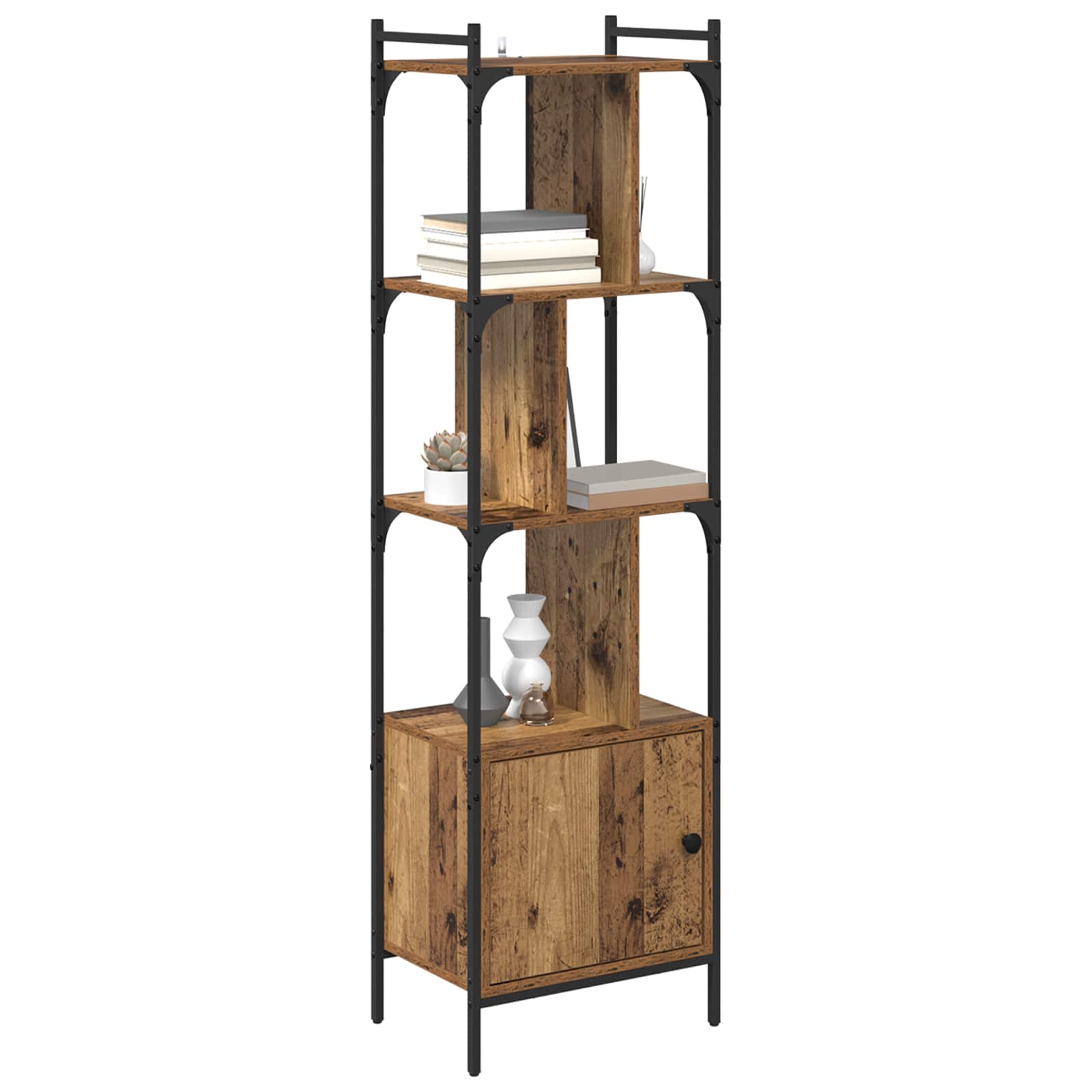 Bücherregal Altholz 44,5 x 30 x 154,5 cm Holzwerkstoff