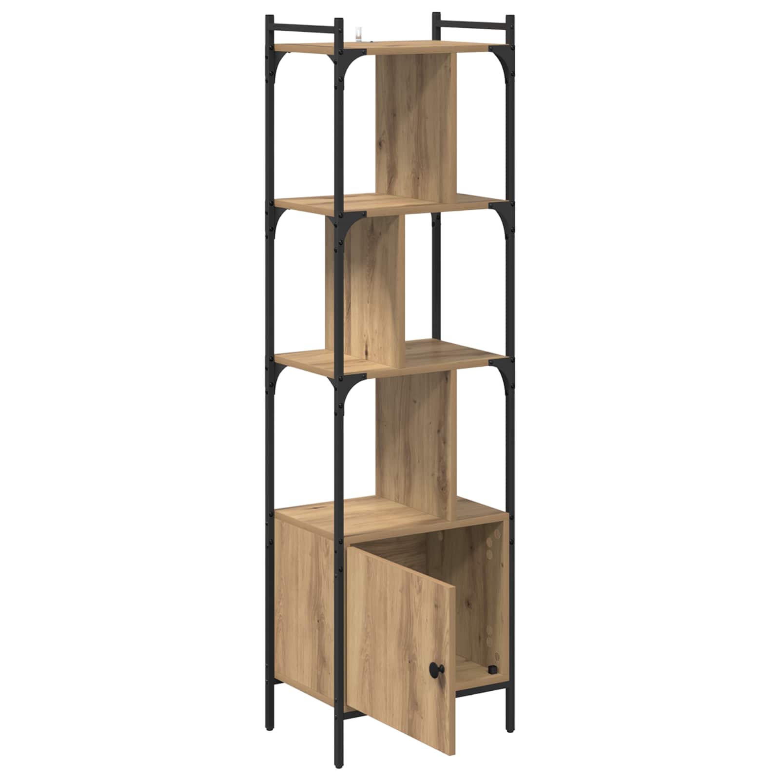 Bücherregal Artisan-Eiche 44,5 x 30 x 154,5 cm Holzwerkstoff