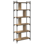 Bücherregal Artisan-Eiche 76 x 32 x 192 cm Holzwerkstoff
