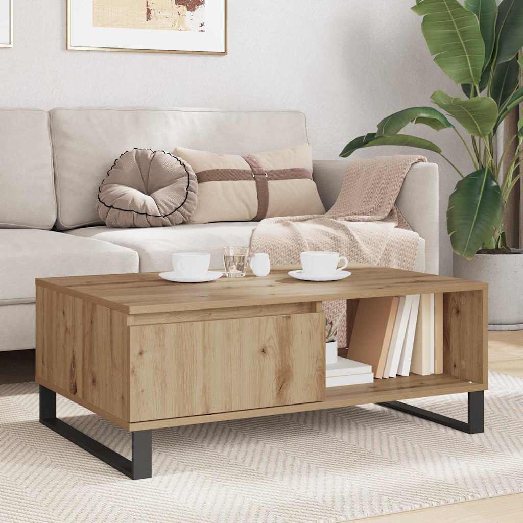 Couchtisch Artisan-Eiche 90 x 60 x 35 cm Holzwerkstoff