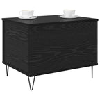 Couchtisch Schwarz Eichen-Optik 60 x 44,5 x 45 cm Holzwerkstoff