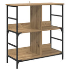 Regal Artisan-Eiche 78,5 x 33 x 82 cm Holzwerkstoff