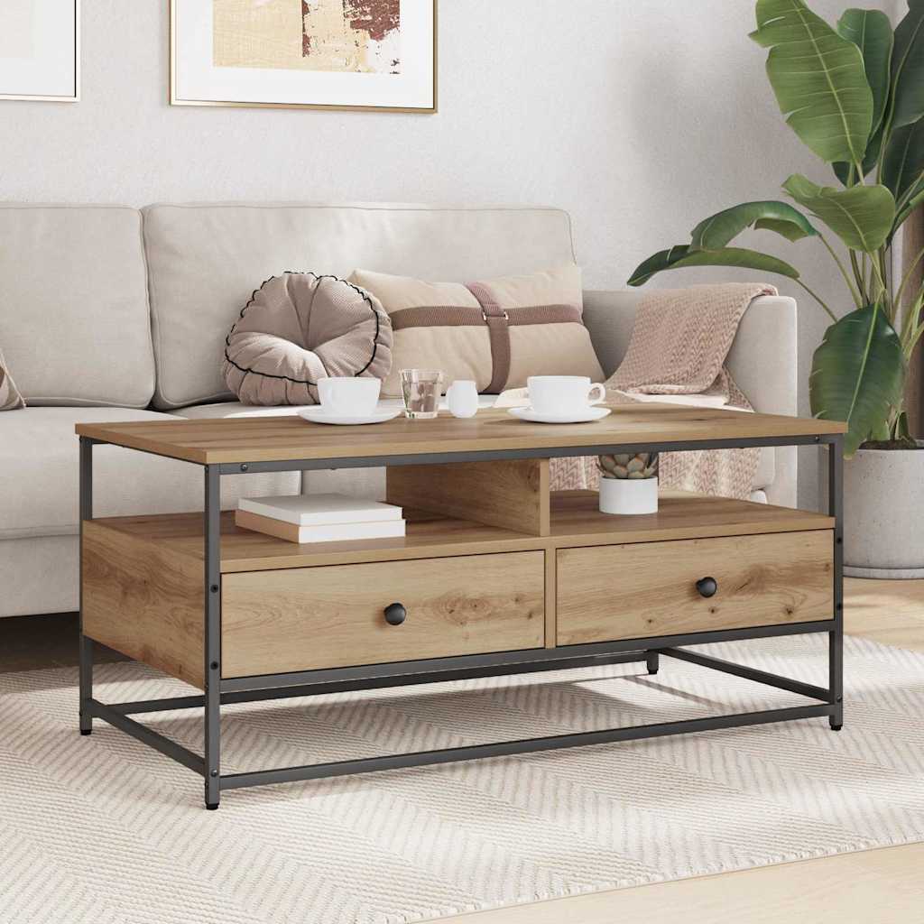 Couchtisch Artisan-Eiche 100 x 51 x 45 cm Holzwerkstoff