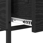 Couchtisch Schwarz Eichen-Optik 100 x 51 x 45 cm Holzwerkstoff