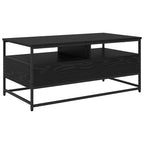 Couchtisch Schwarz Eichen-Optik 100 x 51 x 45 cm Holzwerkstoff