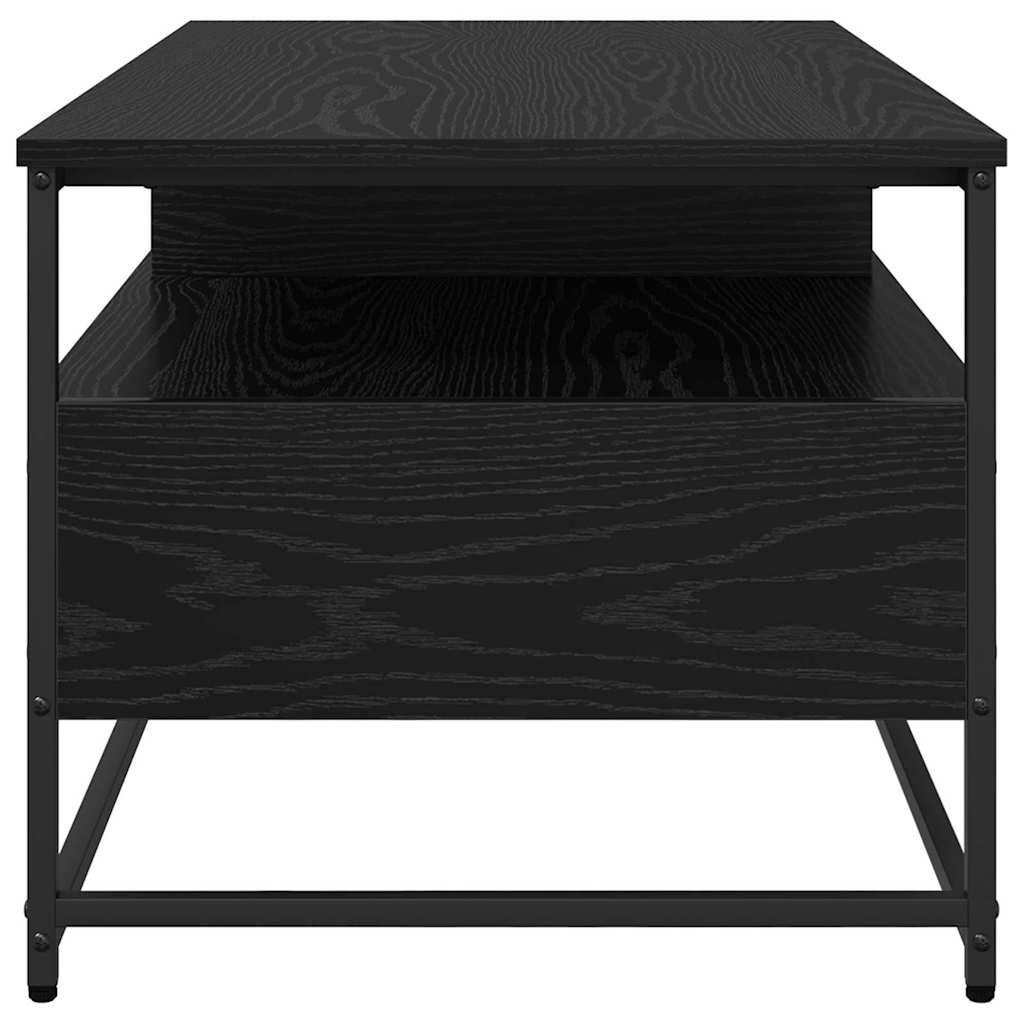 Couchtisch Schwarz Eichen-Optik 100 x 51 x 45 cm Holzwerkstoff