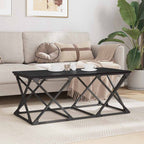 Couchtisch Schwarz Eichen-Optik 100 x 49 x 40 cm Holzwerkstoff