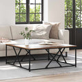 Couchtisch Altholz 100 x 100 x 40 cm Holzwerkstoff