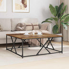 Couchtisch Altholz 100 x 100 x 40 cm Holzwerkstoff