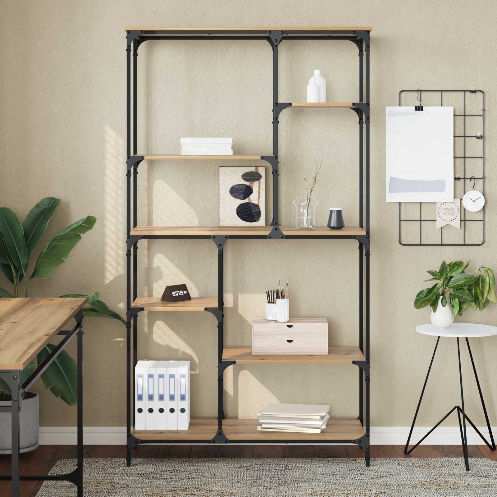 Bücherregal Artisan-Eiche 99 x 35,5 x 176 cm Holzwerkstoff