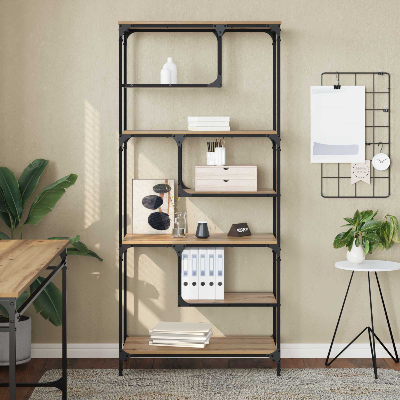 Bücherregal Artisan-Eiche 81 x 36 x 176 cm Holzwerkstoff