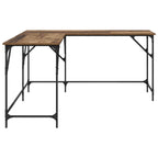 Schreibtisch Altholz 149 x 149 x 75 cm Holzwerkstoff