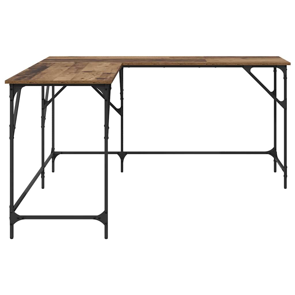 Schreibtisch Altholz 149 x 149 x 75 cm Holzwerkstoff