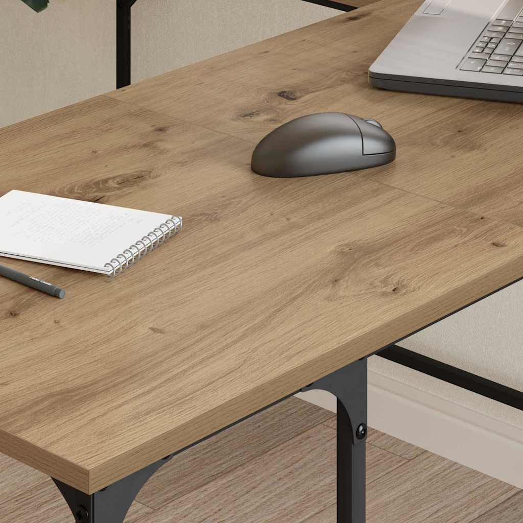 Schreibtisch Artisan-Eiche 139 x 139 x 75 cm Holzwerkstoff