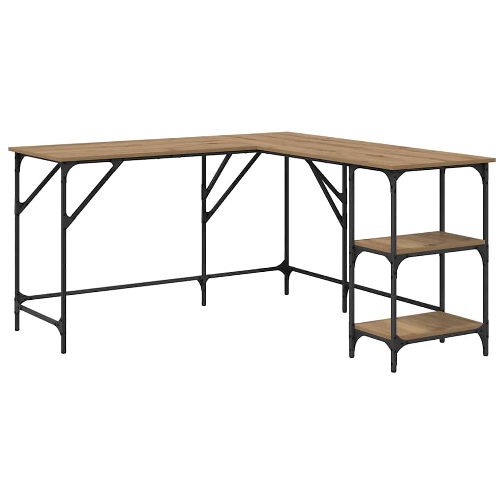 Schreibtisch Artisan-Eiche 139 x 139 x 75 cm Holzwerkstoff