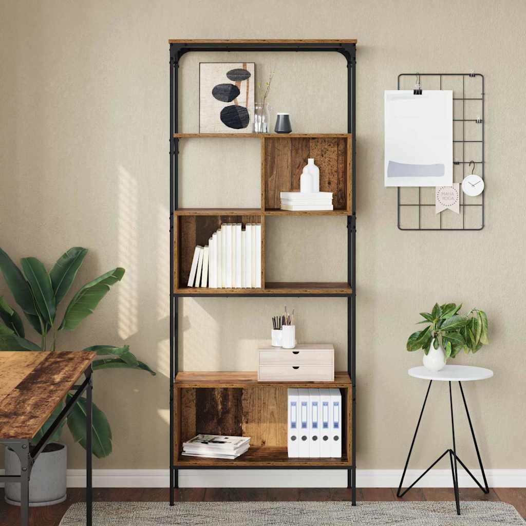 Bücherregal Altholz 76 x 33 x 188,5 cm Holzwerkstoff