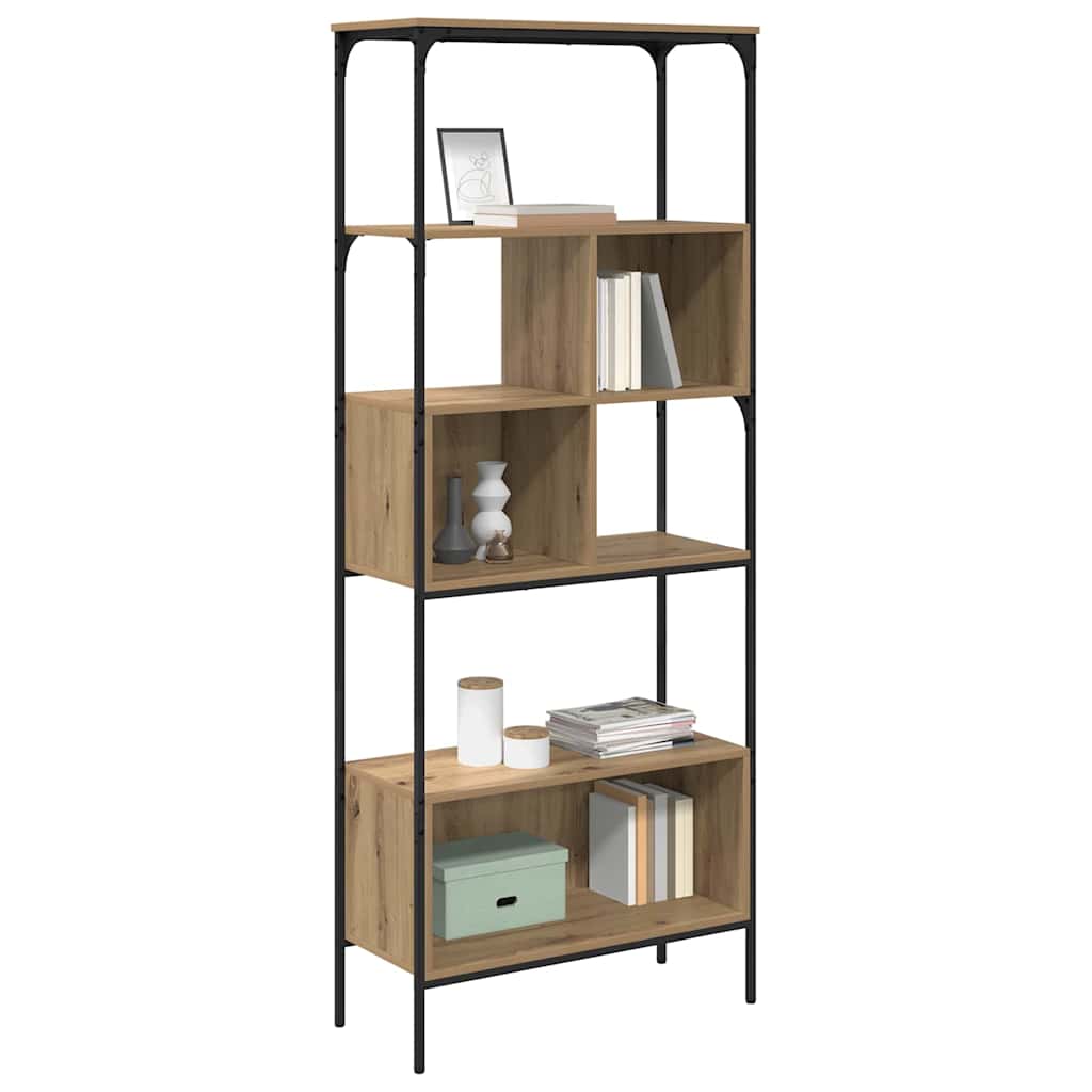 Bücherregal Artisan-Eiche 76 x 33 x 188,5 cm Holzwerkstoff