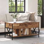 Couchtisch Altholz 100 x 55 x 48,5 cm Holzwerkstoff