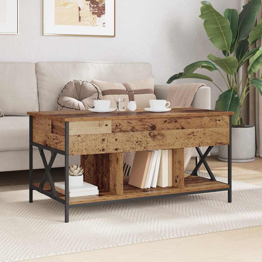 Couchtisch Altholz 100 x 55 x 48,5 cm Holzwerkstoff