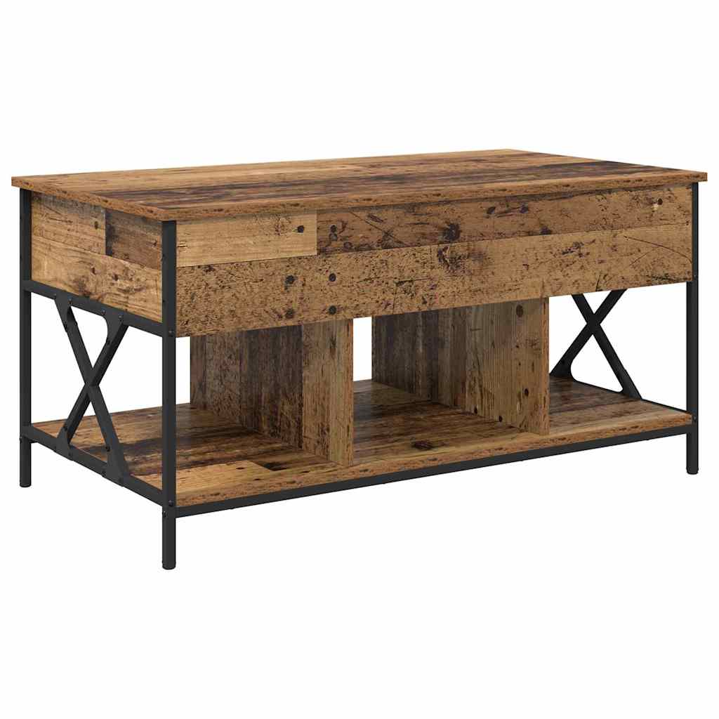 Couchtisch Altholz 100 x 55 x 48,5 cm Holzwerkstoff