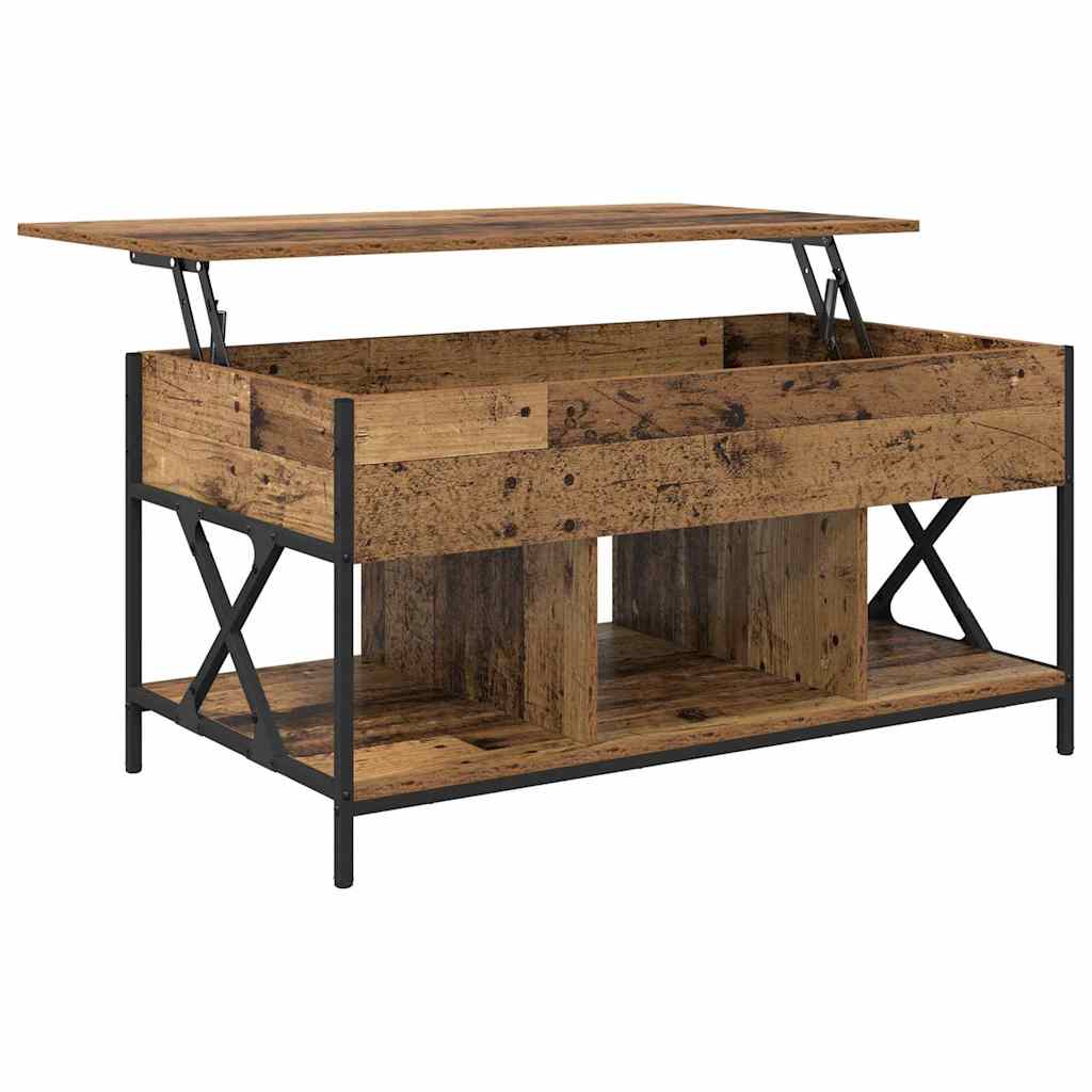 Couchtisch Altholz 100 x 55 x 48,5 cm Holzwerkstoff