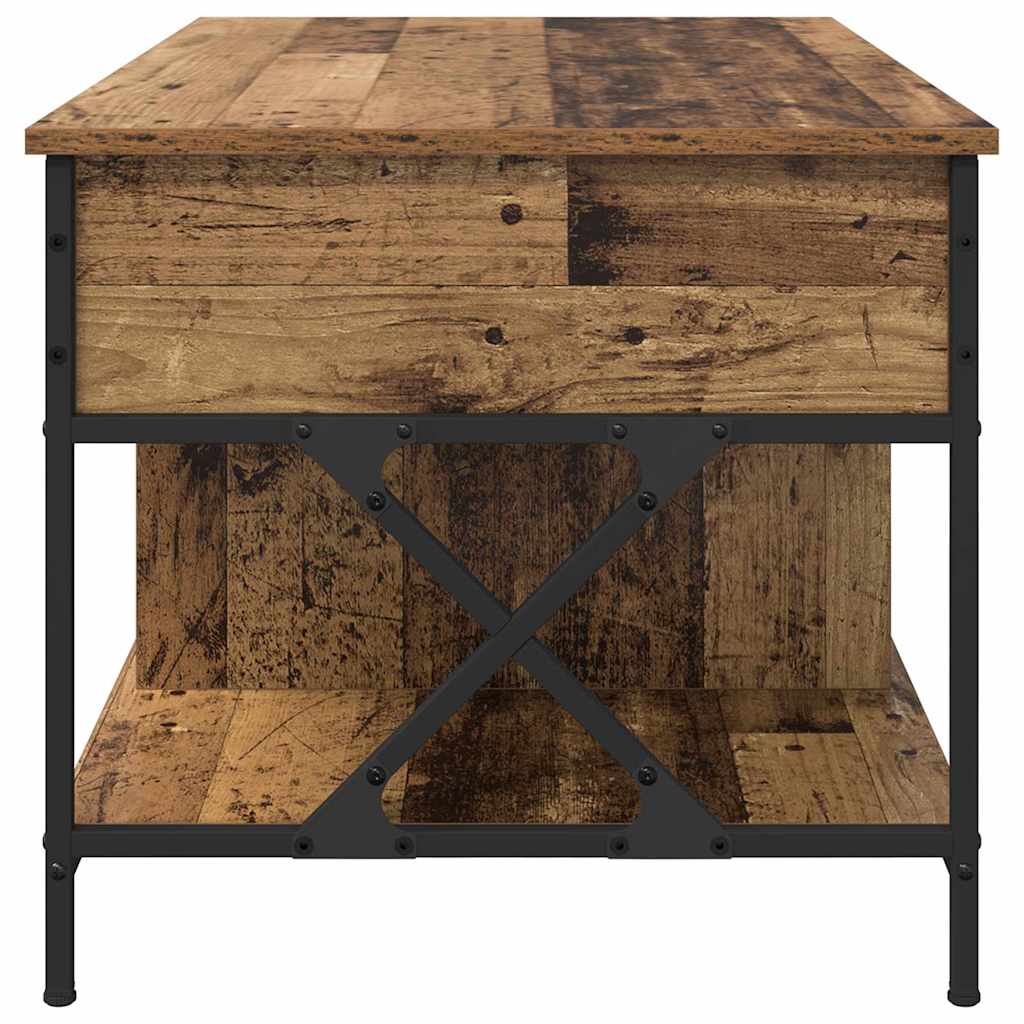 Couchtisch Altholz 100 x 55 x 48,5 cm Holzwerkstoff