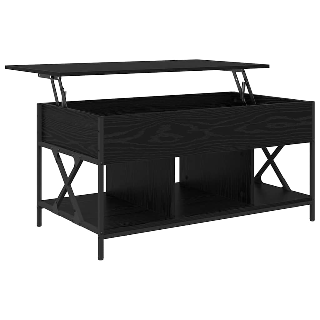 Couchtisch Schwarz Eichen-Optik 100 x 55 x 48,5 cm