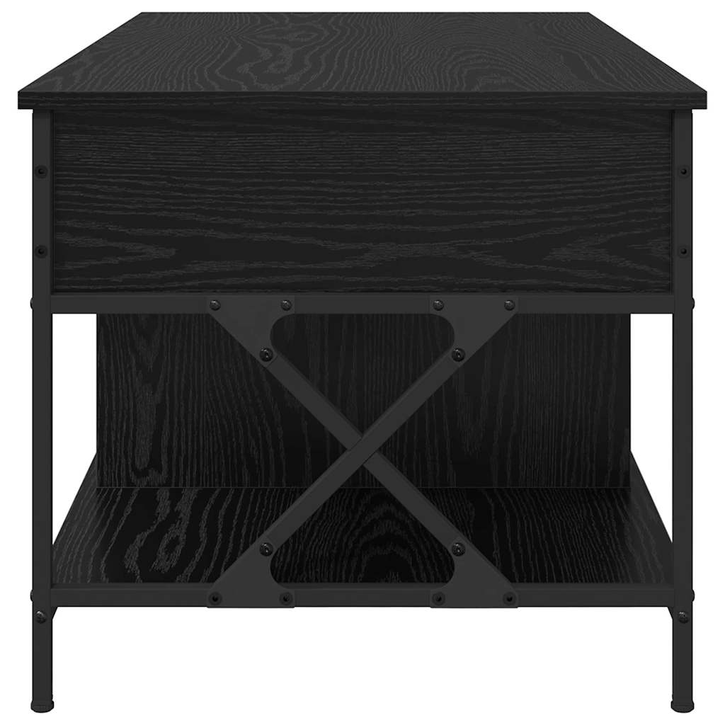 Couchtisch Schwarz Eichen-Optik 100 x 55 x 48,5 cm