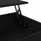 Couchtisch Schwarz Eichen-Optik 70x50x50cm Holzwerkstoff