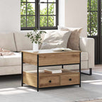 Couchtisch Artisan-Eiche 70 x 50 x 54,5 cm Holzwerkstoff