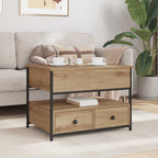 Couchtisch Artisan-Eiche 70 x 50 x 54,5 cm Holzwerkstoff