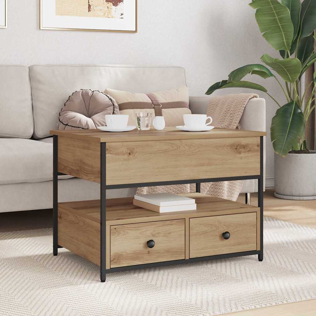 Couchtisch Artisan-Eiche 70 x 50 x 54,5 cm Holzwerkstoff