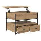 Couchtisch Artisan-Eiche 70 x 50 x 54,5 cm Holzwerkstoff