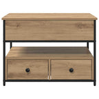 Couchtisch Artisan-Eiche 70 x 50 x 54,5 cm Holzwerkstoff