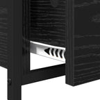 Couchtisch Schwarz Eichen-Optik 85 x 50 x 50 cm Holzwerkstoff
