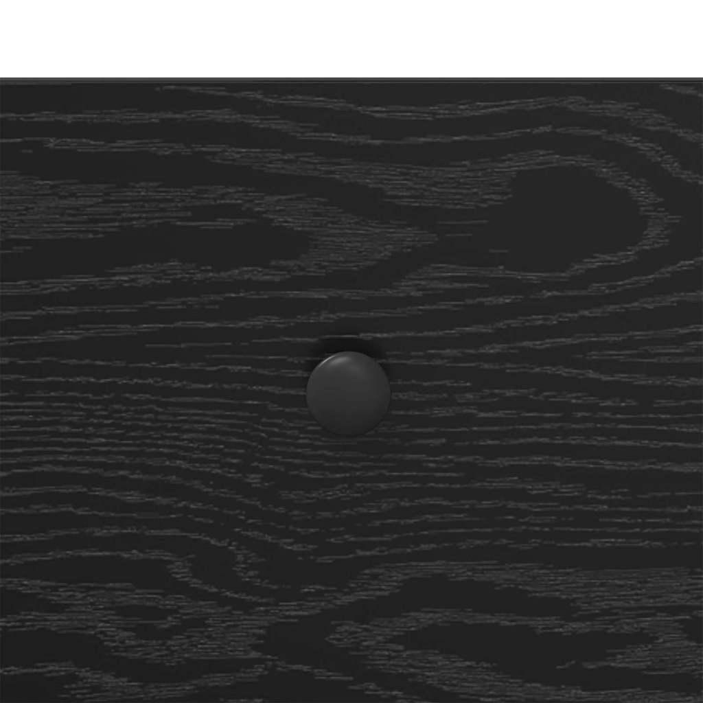 Couchtisch Schwarz Eichen-Optik 85 x 50 x 50 cm Holzwerkstoff