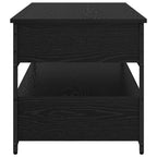 Couchtisch Schwarz Eichen-Optik 85 x 50 x 50 cm Holzwerkstoff