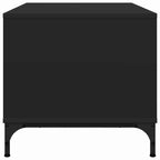 Couchtisch Schwarz Eichen-Optik 90 x 49 x 46 cm Holzwerkstoff
