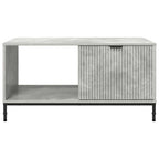 Couchtisch Beton Grau 90 x 49 x 46 cm Holzwerkstoff