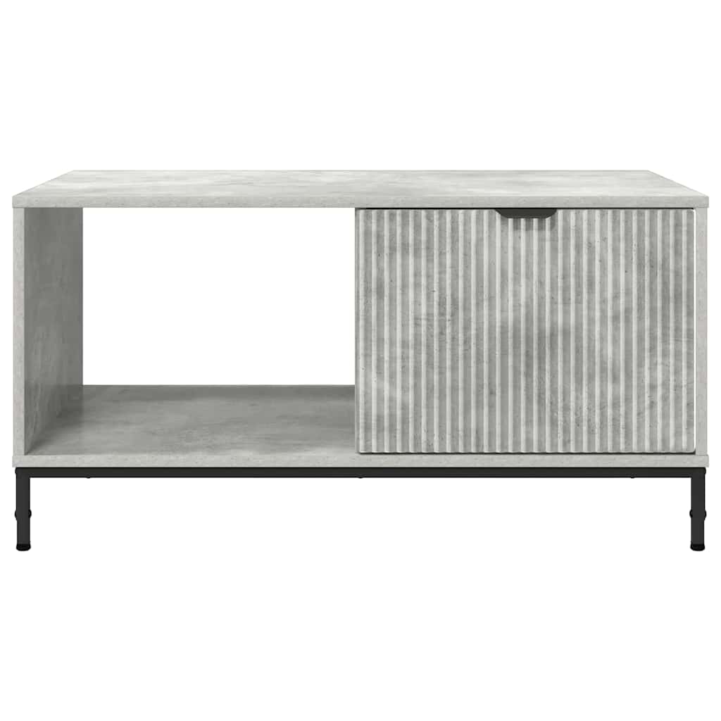 Couchtisch Beton Grau 90 x 49 x 46 cm Holzwerkstoff