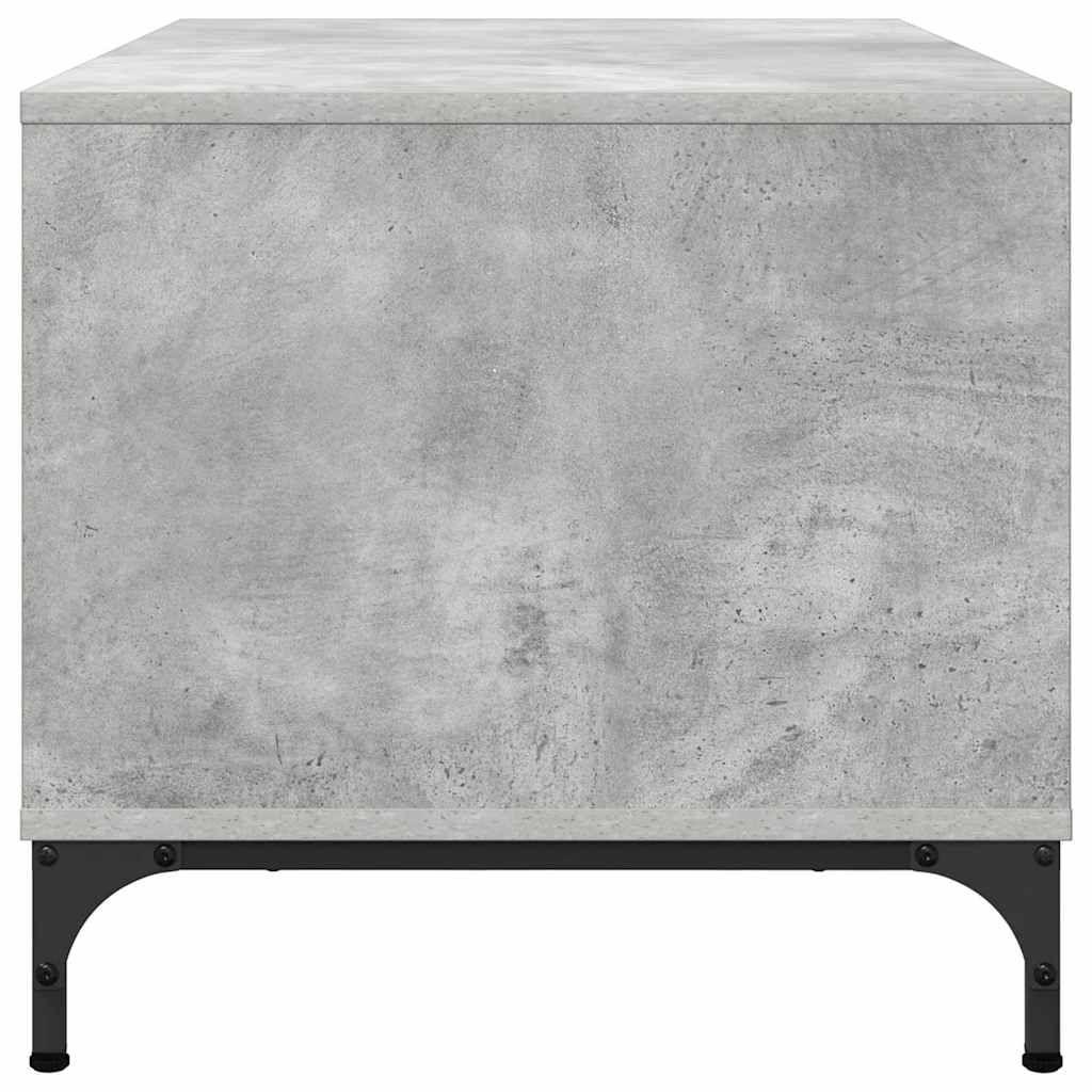 Couchtisch Beton Grau 90 x 49 x 46 cm Holzwerkstoff