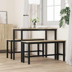Esstischbank 2 pcs Sonoma-Eiche 100 x 32,5 x 48,5 cm