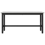 Esstischbank 2 pcs Graues Sonoma 100 x 32,5 x 48,5 cm