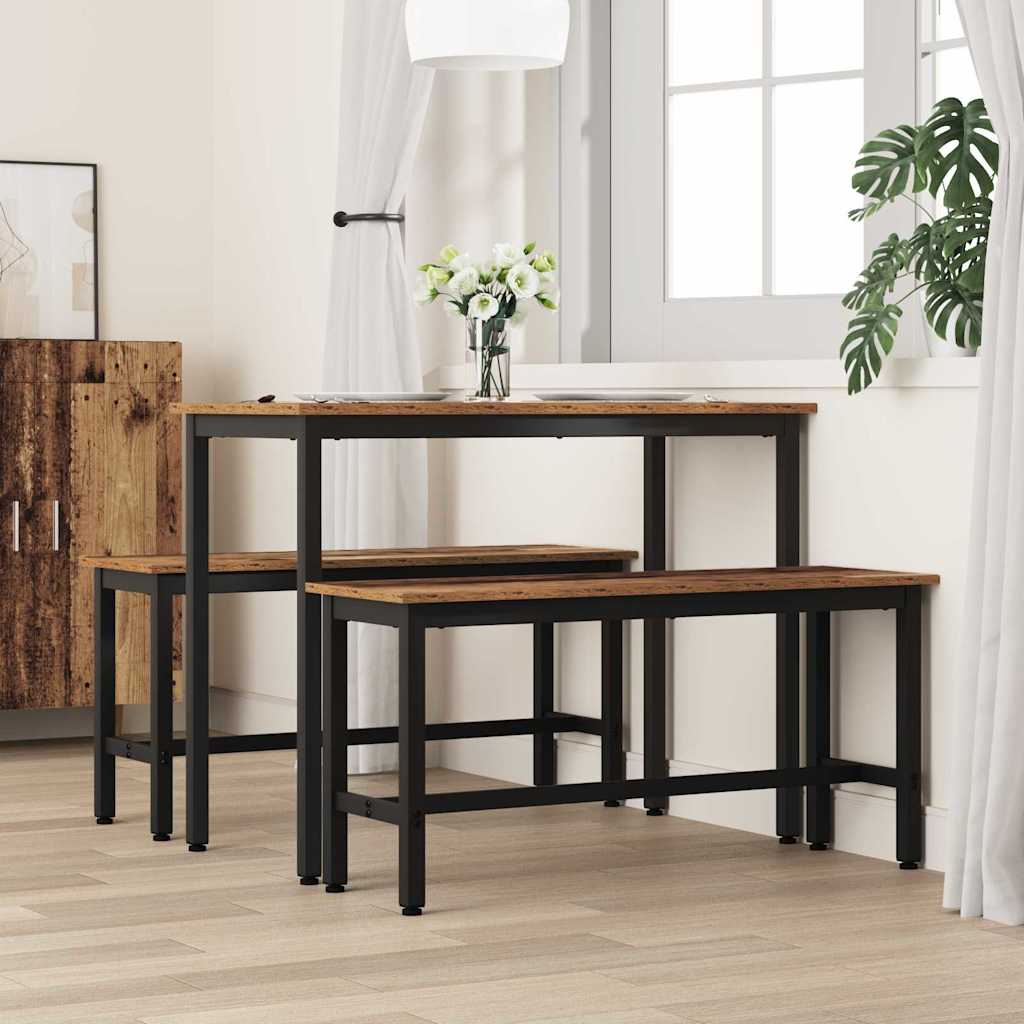 Esstischbank Altholz 100 x 32,5 x 48,5 cm