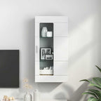 Holzschrank mit Speicher Weiß 50 x 29 x 100 cm Holzwerkstoff
