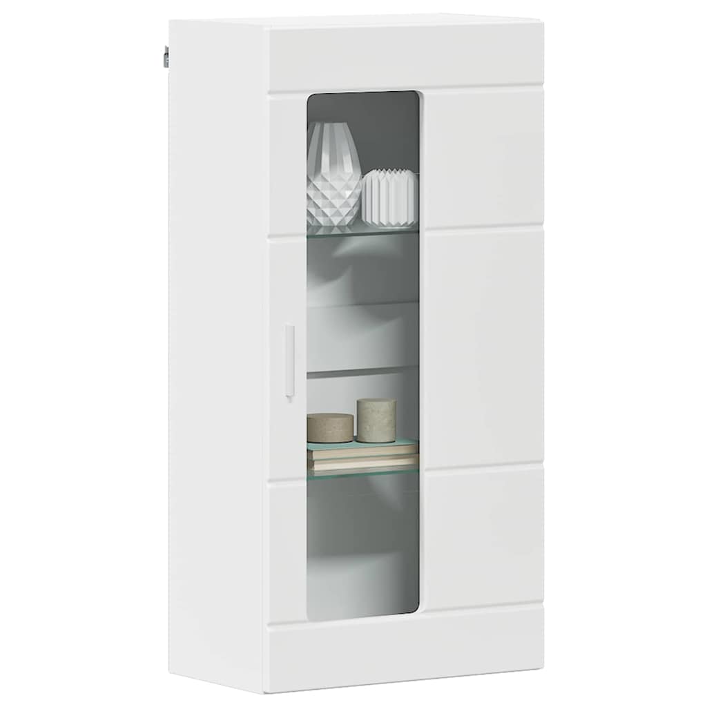 Holzschrank mit Speicher Weiß 50 x 29 x 100 cm Holzwerkstoff