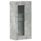 Holzschrank Beton Grau 50 x 29 x 100 cm Holzwerkstoff