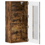 Holzschrank Geräucherte Eiche 50 x 29 x 100 cm Holzwerkstoff