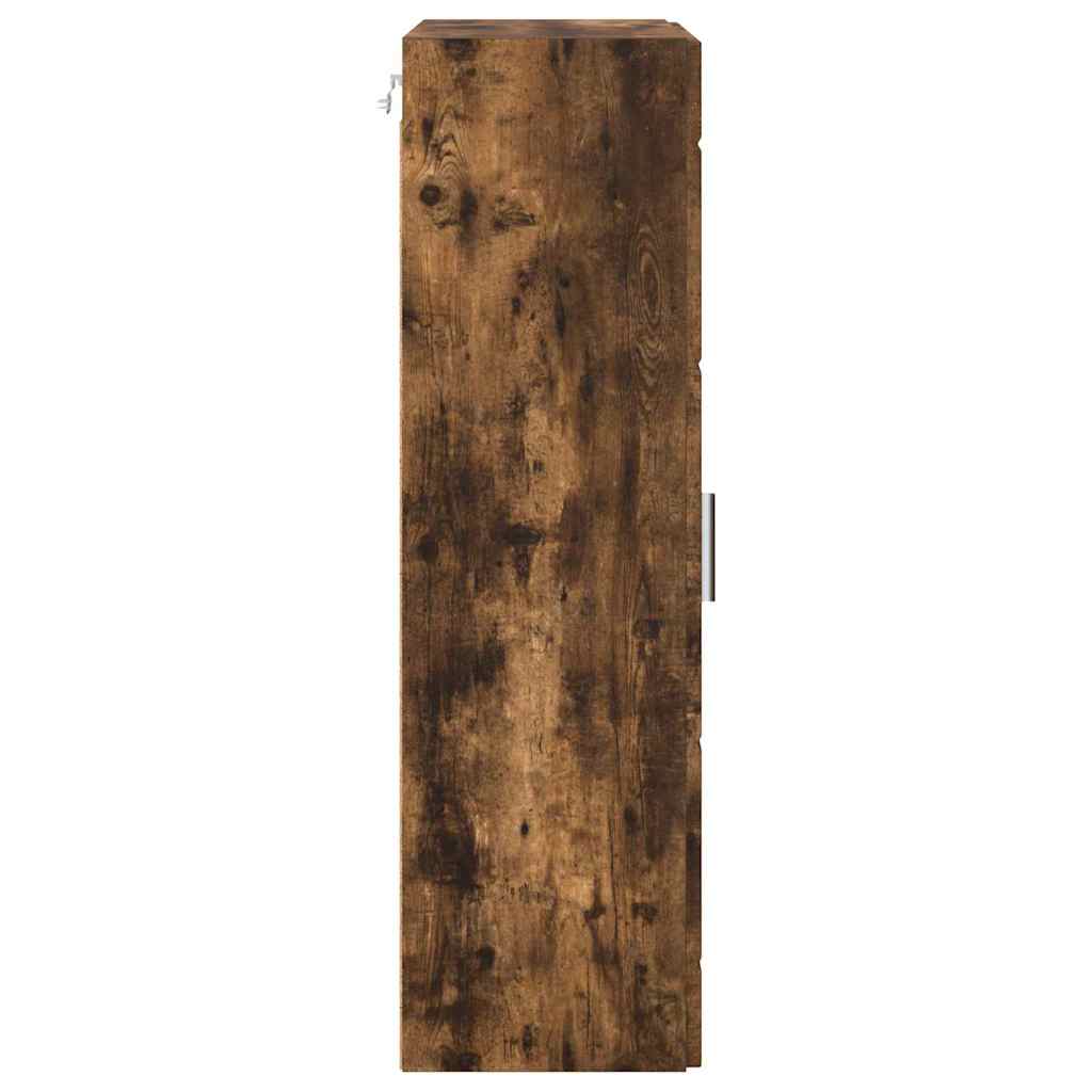 Holzschrank Geräucherte Eiche 50 x 29 x 100 cm Holzwerkstoff